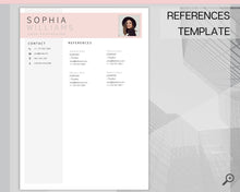 Load image into Gallery viewer, Sorority Recruitment Template, Sorority Resume Template Kit, Professional Resume Template Packet, Executive Curriculum Vitae Template Bundle | Style 2
