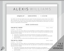 Load image into Gallery viewer, Sorority Recruitment Template, Sorority Resume Template Kit, Professional Resume Template Packet, Executive Curriculum Vitae Template Bundle | Style 4
