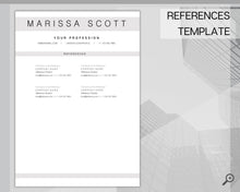 Load image into Gallery viewer, Sorority Recruitment Template, Sorority Resume Template Kit, Professional Resume Template Packet, Executive Curriculum Vitae Template Bundle | Style 8

