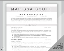 Load image into Gallery viewer, Sorority Recruitment Template, Sorority Resume Template Kit, Professional Resume Template Packet, Executive Curriculum Vitae Template Bundle | Style 8
