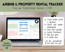 Load image into Gallery viewer, Ultimate Airbnb Host BUNDLE! Editable Airbnb Signs, Welcome Book Template, Cleaning checklist, Business Tracker Spreadsheet, Air bnb Signage | Green
