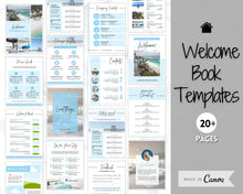 Load image into Gallery viewer, Ultimate VRBO Template BUNDLE! Editable Vacation Rental Sign, Welcome Book Template, Airbnb Cleaning checklist, Business Tracker Spreadsheet | Mono
