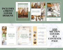 Load image into Gallery viewer, Welcome Book Template, Airbnb Welcome Guide, Editable Canva Air bnb House manual, Superhost eBook, Host signs, Signage, VRBO Vacation Rental | Green / Yellow
