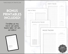 Load image into Gallery viewer, Wellness Planner BUNDLE! Self Care Journal, Printable Selfcare Tracker, Checklist, Health Planner, Wellbeing, Mindfulness, Worksheet Kit
