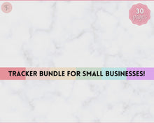 Load and play video in Gallery viewer, Small Business Planner Essentials Printable Bundle | Business Planner for Etsy Shop, Side Hustles, Entrepreneurs | Pastel Rainbow
