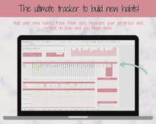Load and play video in Gallery viewer, Habit Tracker Spreadsheet | 2023 Google Sheets Daily, Weekly, Monthly Goal Tracker &amp; Goal Setting Template
